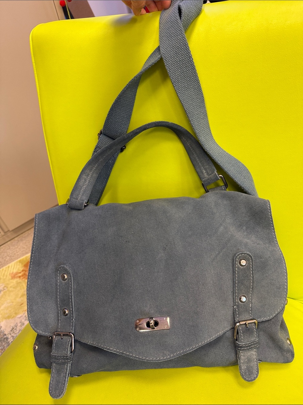 Free People Mojave Suede Messenger Bag